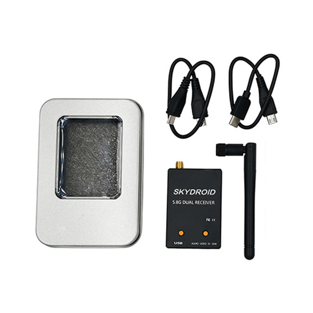 

Skydroid UVC Single Antenna Control OTG 5.8G 150CH Full Channel FPV UVC Receiver Audio for RC Drone Parts