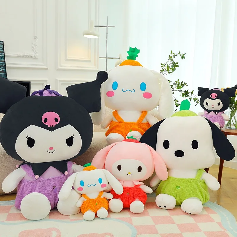

Новинка, плюшевая кукла аниме Sanrio в виде фруктов, мой стиль, курица, коричная плюшевая игрушка, подушка, кукла для девочек, подарок на день рождения, рождественский подарок