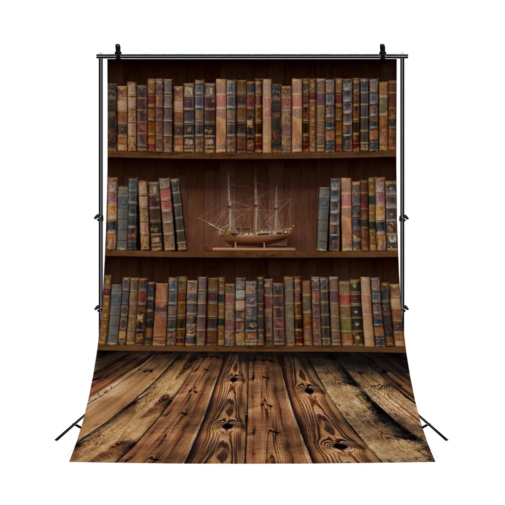 Винтажные фоны для книжной полки деревянный библиотечный книжный шкаф сцена