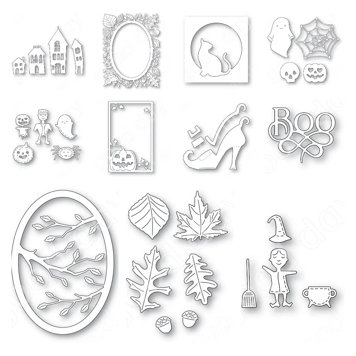 

Новинка 2022, металлические Вырубные штампы в виде призрака на Хэллоуин, тыквы, искусственное украшение, шаблон для тиснения, сделай сам, позд...