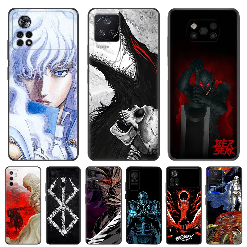 Чехол для телефона Xiaomi Poco F5 F4 F3 F1 C40 C50 C51 M5 M5S M4 M3 X3 X4 X5 Pro GT