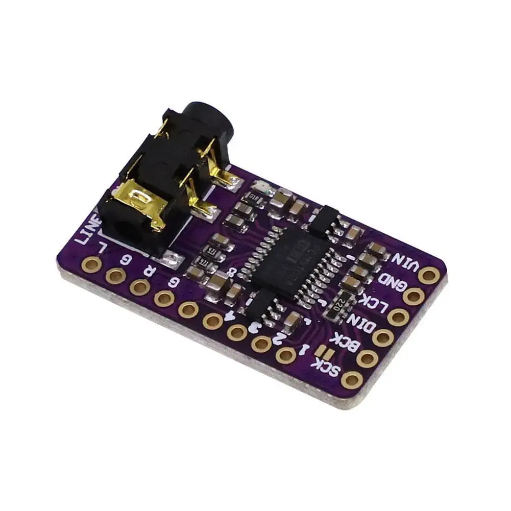 Плата DAC декодера интерфейса I2S PCM5102A, модуль плеера для Raspberry Pi PHAT, плата формата, цифровая аудиоплата PCM5102
