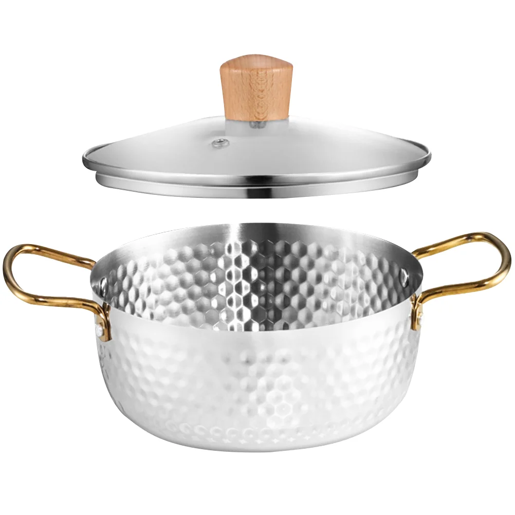

Pot Ramen Noodle Cooking Korean Stainless Cooker Steel Light Grill Napoleon Pan Soup Instant Stew Pots Cookware Saucepan Metal