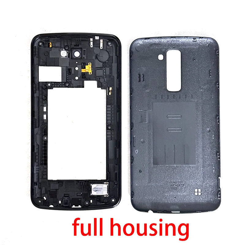 Для LG K10 2016 корпус средняя рамка Корпус Крышка батарейного отсека задняя панель