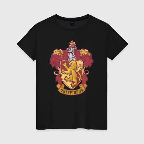 Женская футболка хлопок Coat of gryffindor |