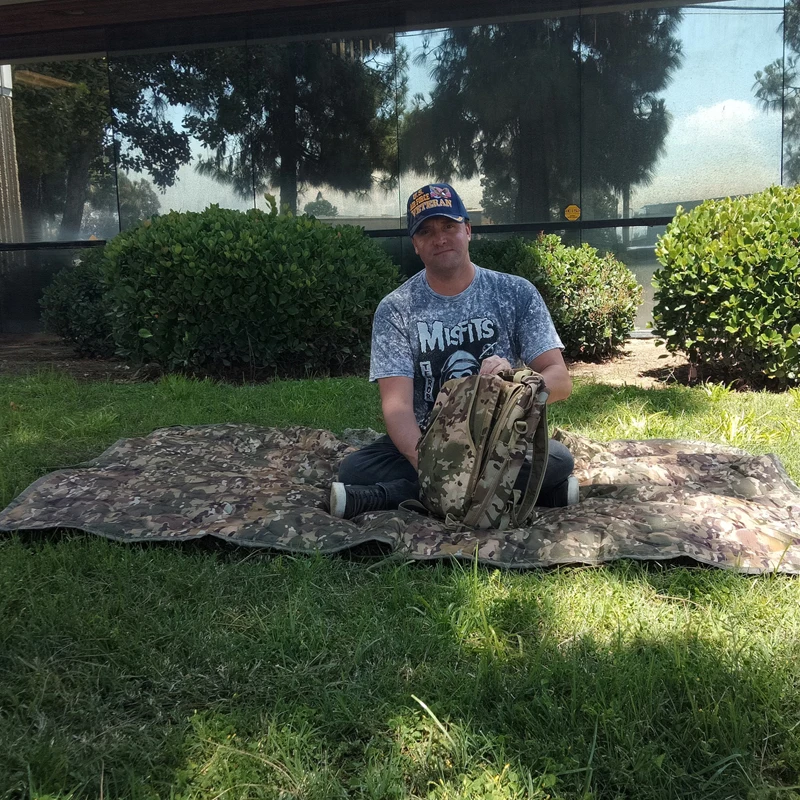 Military Woobie Camping Blanket Indoor Outdoor Waterproof Poncho Liner for Survival,Travel,Hiking Picnics, Beach Trips