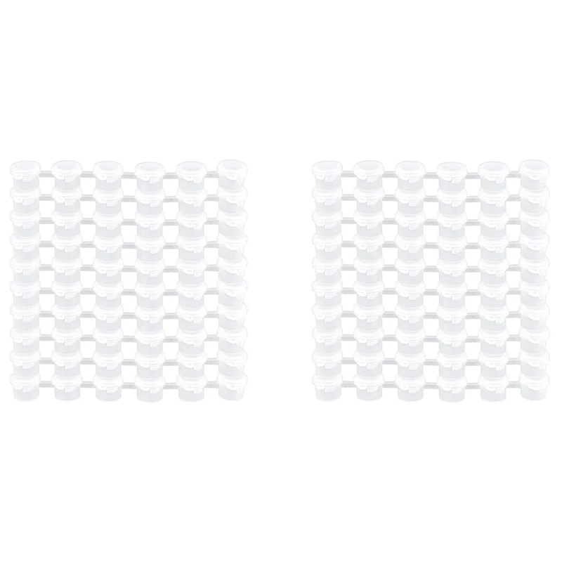 

20 полосок, 120 банок, Пустые контейнеры для рисования, белая чашка для рисования, контейнеры для хранения полосок для рисования, ремесла для класса