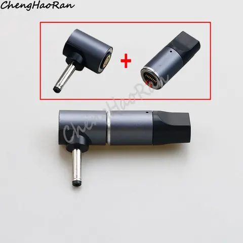 Магнитный адаптер для быстрой зарядки, USB Type C разъем «Мама» в 8 контактов, круглый разъем, магнитный конвертер напряжения для ноутбука с вилкой постоянного тока, 1 шт.