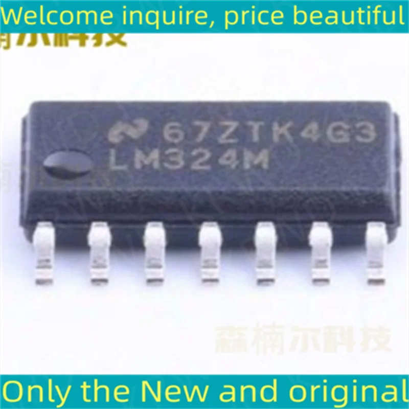 

10 шт. новый оригинальный чип SOP-14 LM324M/NOPB LM324M LM324 LM324MX/NOPB LM324MX