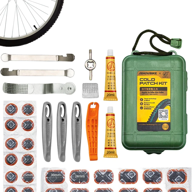 

Комплект для ремонта велосипеда, портативный комплект инструментов для ремонта велосипеда, эргономичный комплект для ремонта велосипедной трубы, прочный Ремонтный комплект для горного велосипеда
