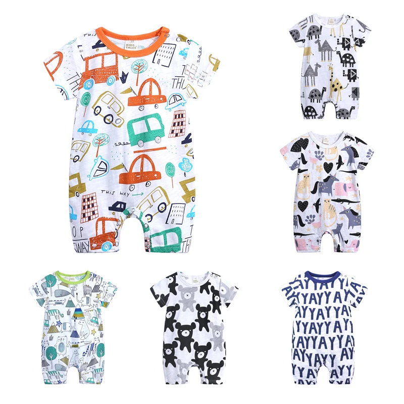 Лето 2022 модная одежда для малышей комбинезон мальчиков и девочек Комбинезоны