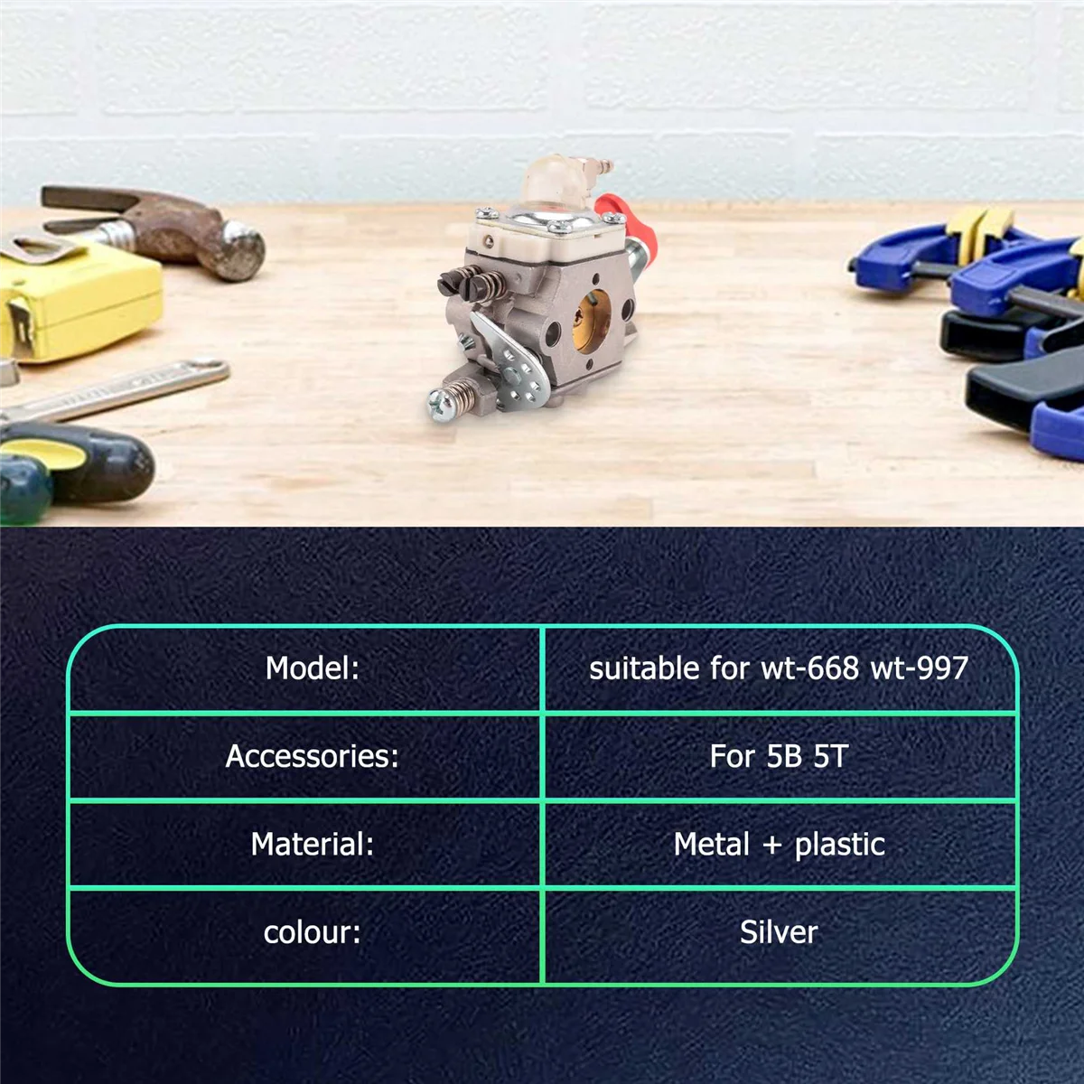 Карбюратор для Walbro Wt-668 Wt-997 Радиоуправляемые детали карбюратора двигателя HPI Baja 5B