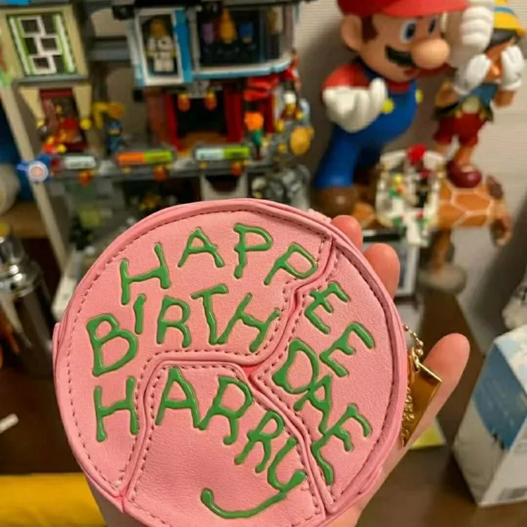 

Retro Kawaii Birthday Cake Women Coin Purse Kawaii Cartoon Harajuku Cute Storage Bag Mini Bag Girl Purses Food Wallet Coin Pouch