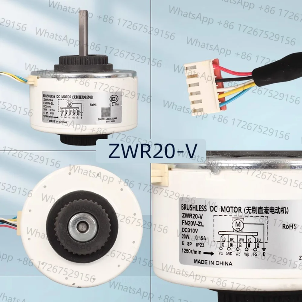Фото Бесщеточный двигатель постоянного тока FN20V-ZL ZWR20-V DC310V 20W для кондиционеров Gree, запчасти для ремонта №3