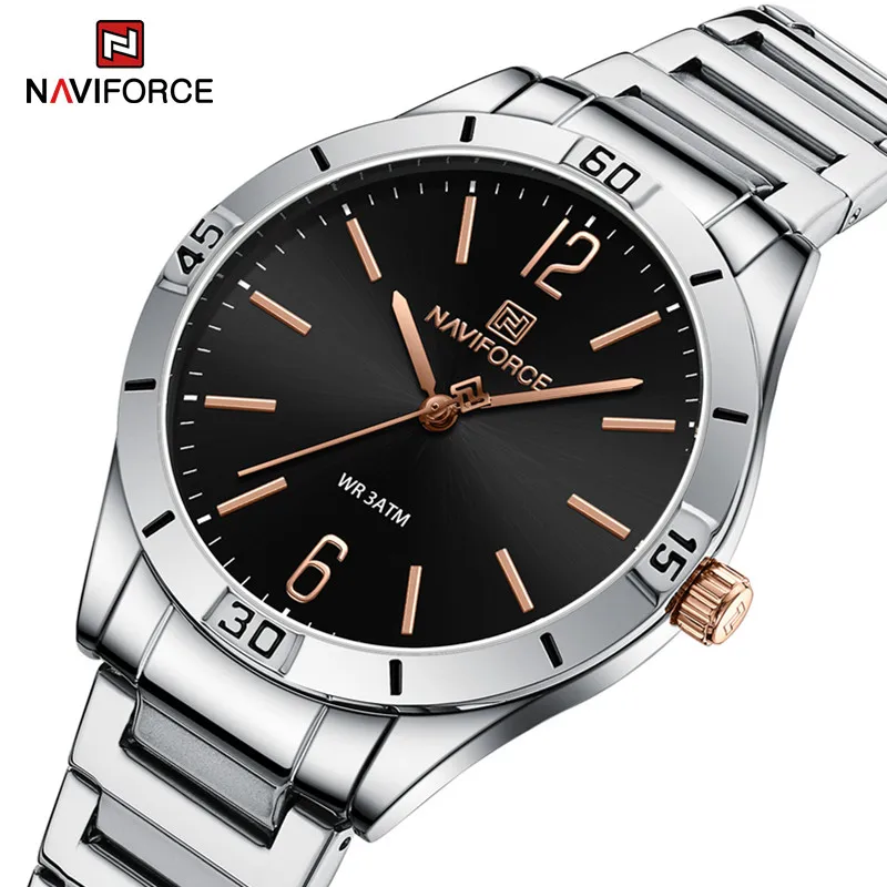 2023 NAVIFORCE New Luxury Women Clock Elegant Quartz Ladies Watch Delicate Dress Waterproof Watches Wristwatch שעונים לנשים
