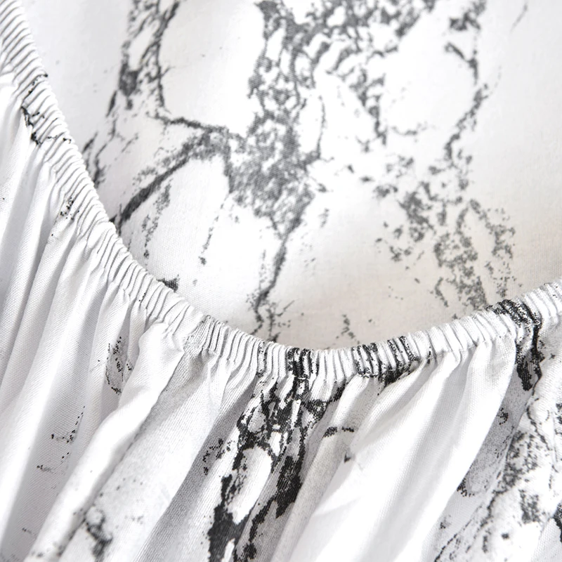 Дышащее постельное белье Мягкая простыня с эластичной лентой Простыня в простом