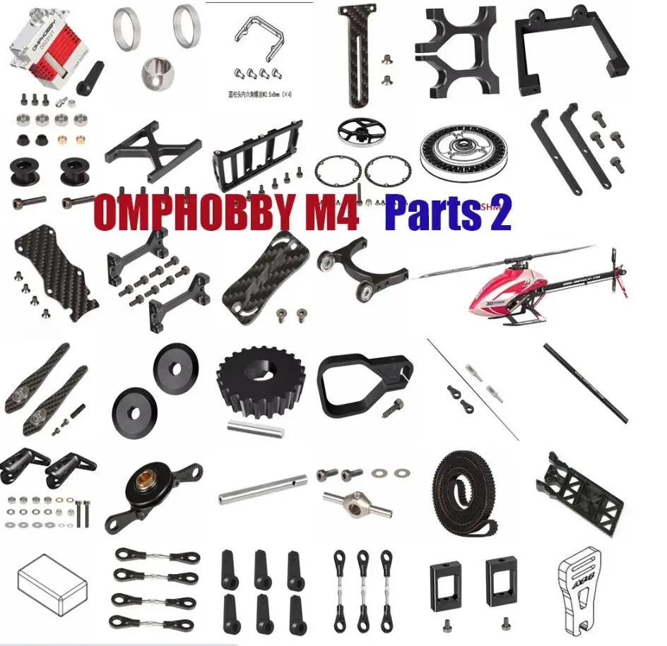 OMPHOBBY M4 RC Helicopter Spare Parts motor Servo Fixed Seat