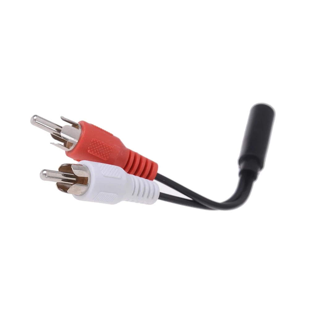 Музыкальный провод 3 5 мм гнездовой разъем стерео кабель Y-образный штекер на 2 RCA