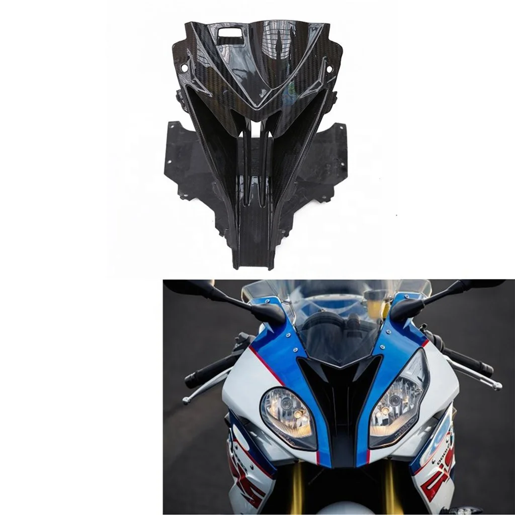 

Carbon Fiber Motorcycle Parts Air Intake Front Hood Fairing for BMW S1000RR S 1000RR 2015 2016 2017 2018