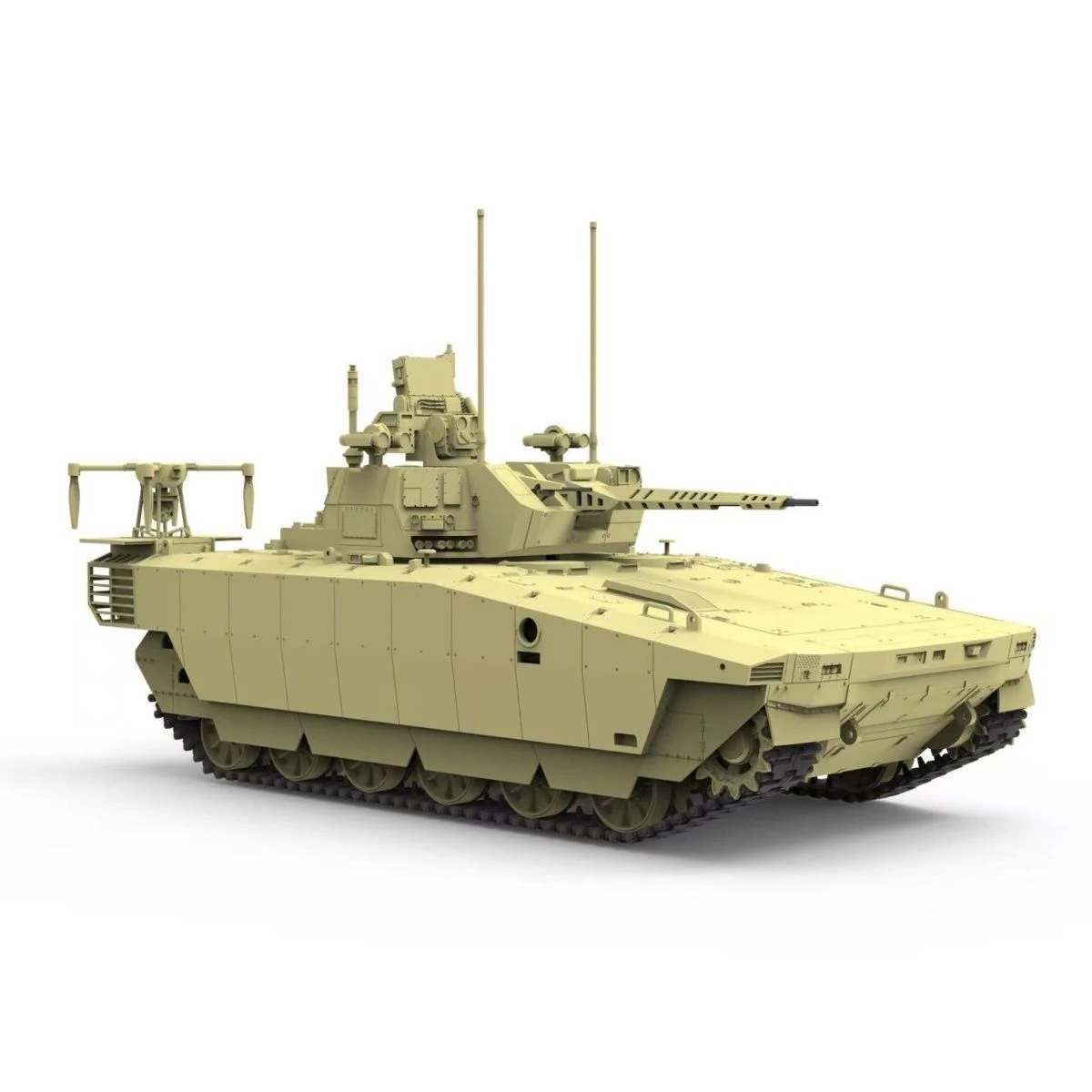 Фото Новая оригинальная сборная модель танка Boder 1/35 китайского типа Тип 100 BN-003 «Механический Волк» (неокрашенная) — подарки на день рождения №2