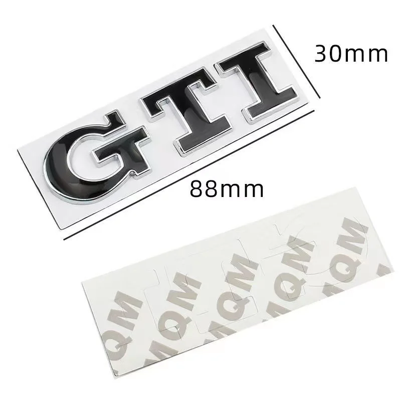 Металлические наклейки с логотипом автомобиля эмблема заднего багажника для VW GTI