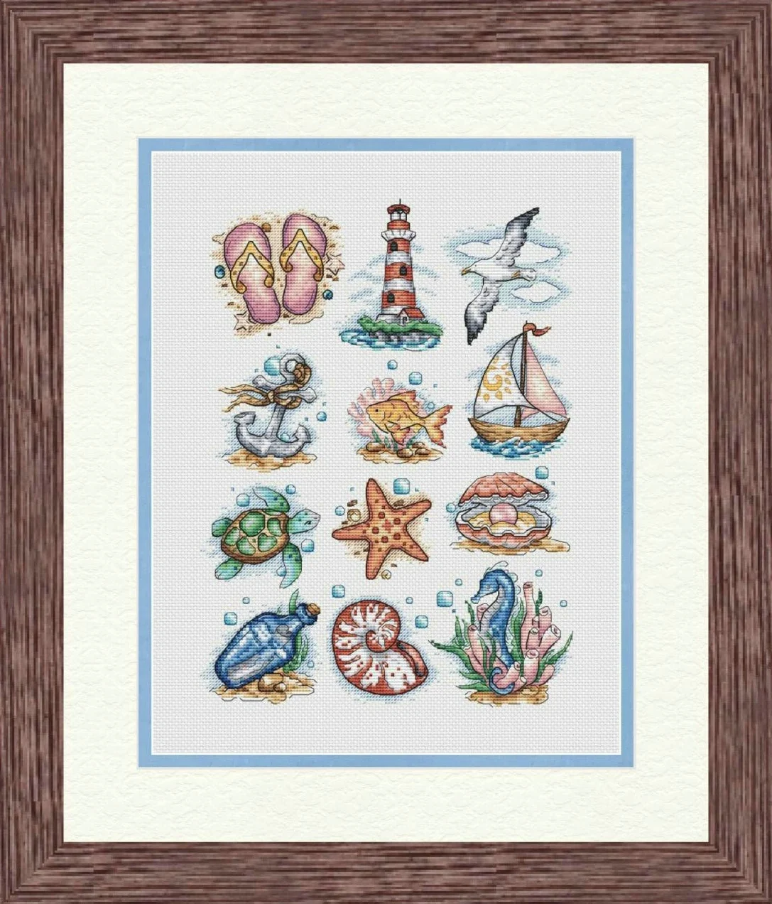 Набор для вышивки 32-40 пляж наборы крестиком хлопковая вышивка сделай сам homefun Shop2