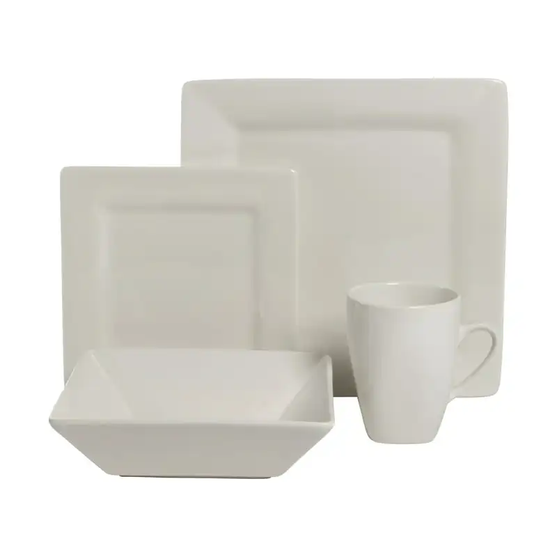 

Nova Square 16-Piece Dinnerware Set Tableware Set Restaurant Home Gift