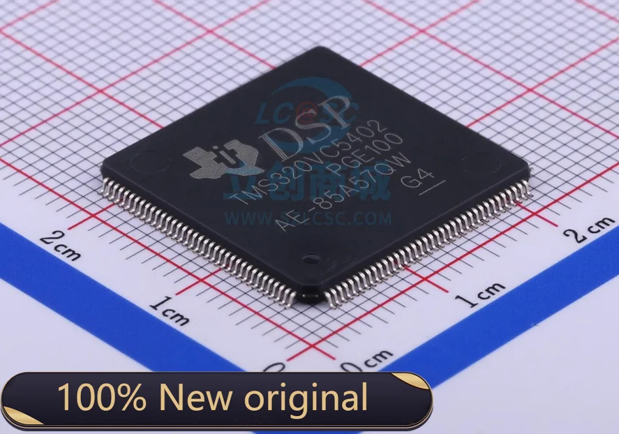 TMS320VC5402PGE100 package LQFP-144 new original genuine microcontroller IC chip (MCU/MPU/SOC)