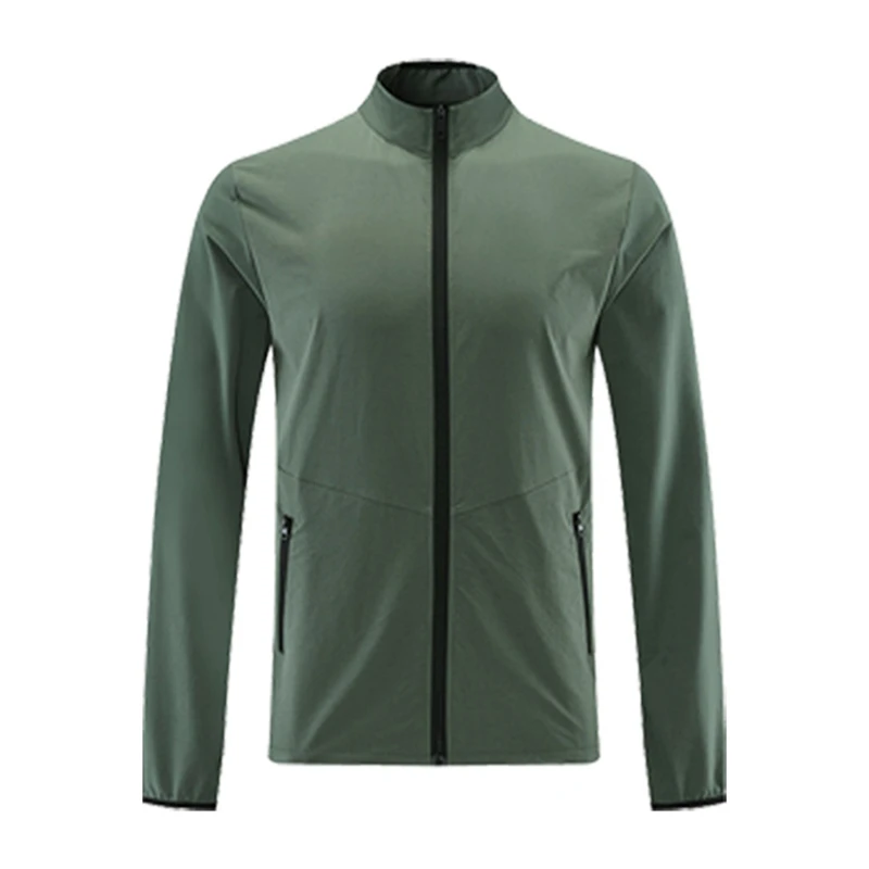 Men's Outdoor Sports Running Jackets Casual Zipper Stand Collar Quick Dry Long Sleeve Coats 2022 Autumn Winter Gym Sweatshirts