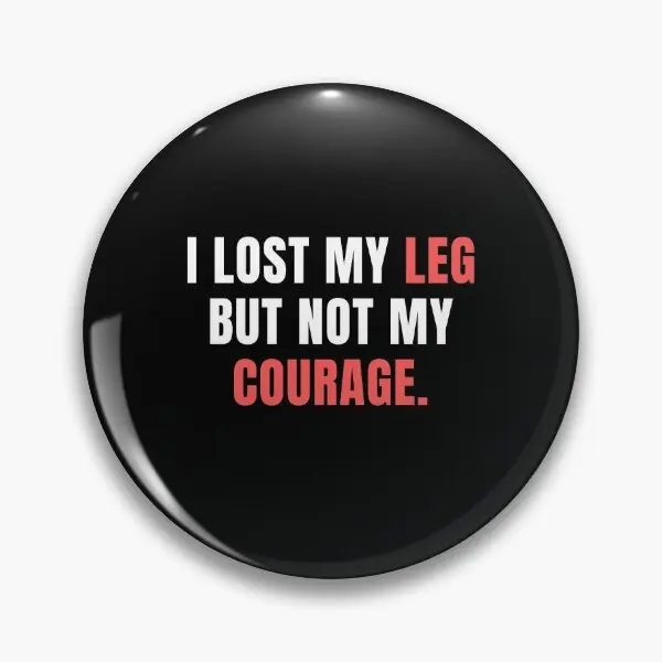 

Я потерял свою ногу, но не смелость, забавная мягкая булавка на пуговицах, мультяшная булавка на воротник, лацкан, модная одежда, Женский кре...