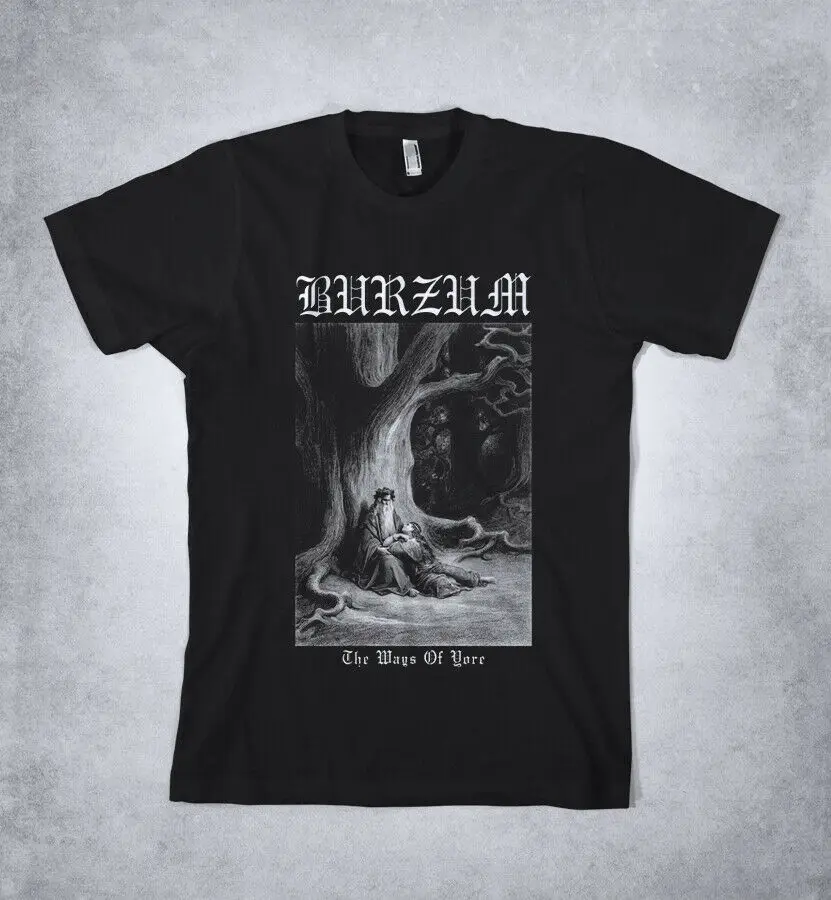 

BURZUM shirt - The Ways of Yore monochromatic BURZUM t-shirt black metal