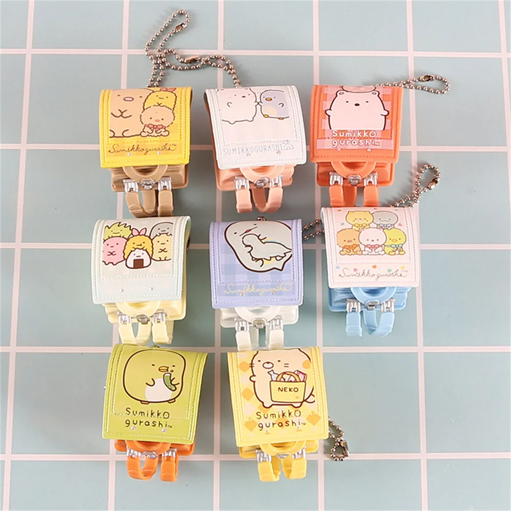 8pcs/set Sumikko Gurashi Things In The School Bag Mini PVC A