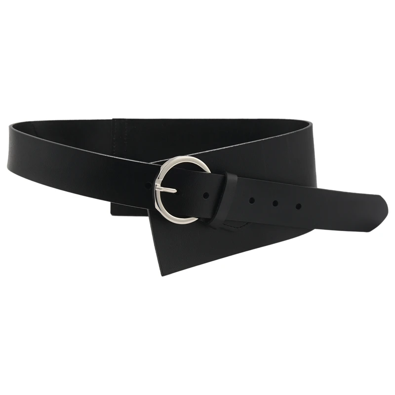 

Женский ремень в стиле ретро, роскошный однотонный простой пояс с пропускной способностью, аксессуар для одежды
