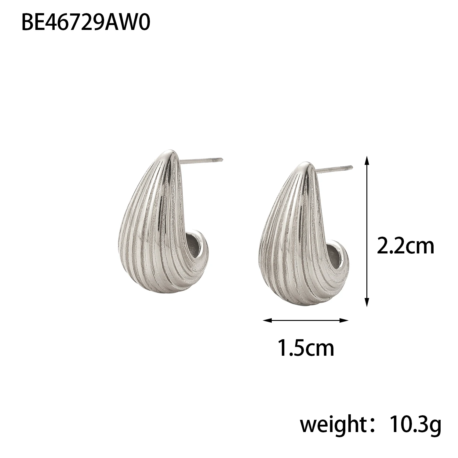 Модные Позолоченные серьги-гвоздики carliдана 18 карат в форме капли воды ювелирные