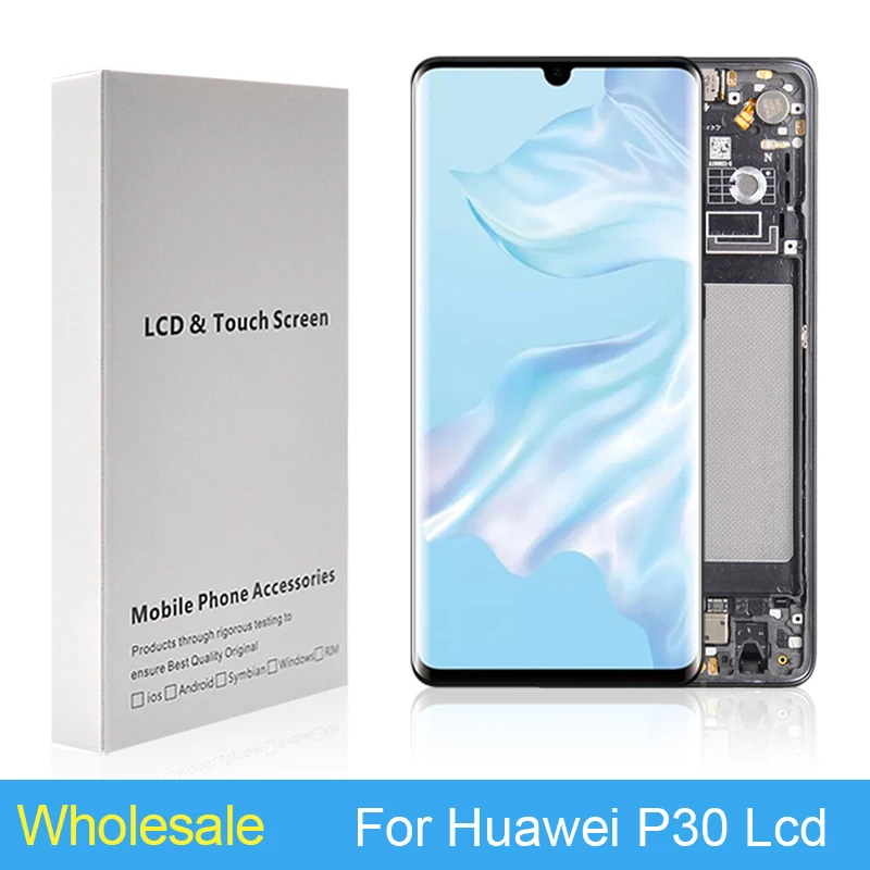 Бесплатная доставка Для Huawei P30 Lcd ELE-L09 L29 дисплей с сенсорной панелью стеклянный