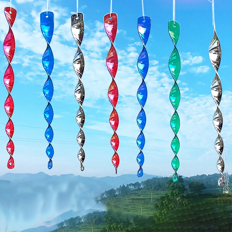 Отпугиватель птиц ветряная мельница сдерживание ветряной спираль отражающая