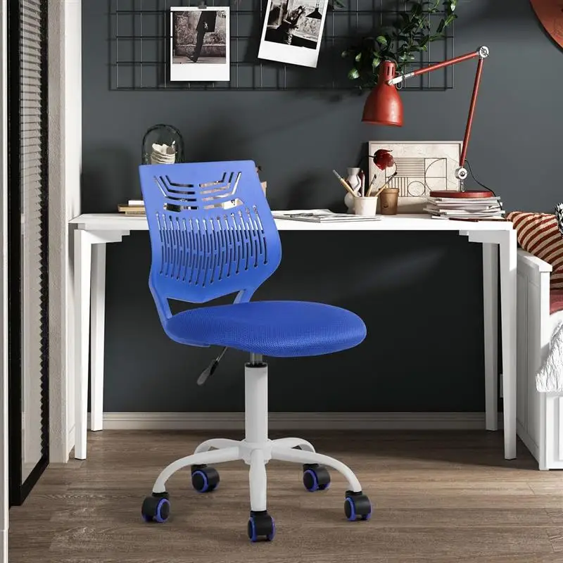 

VHPVHP Office Chairs,Task Office Chairs,Desk Chair,Home Office Desk Chairs,with Adjustable Height,Swivel (Blue)