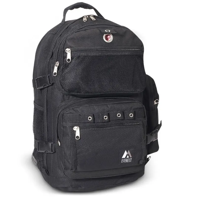 

Unisex Oversize Deluxe Backpack Black