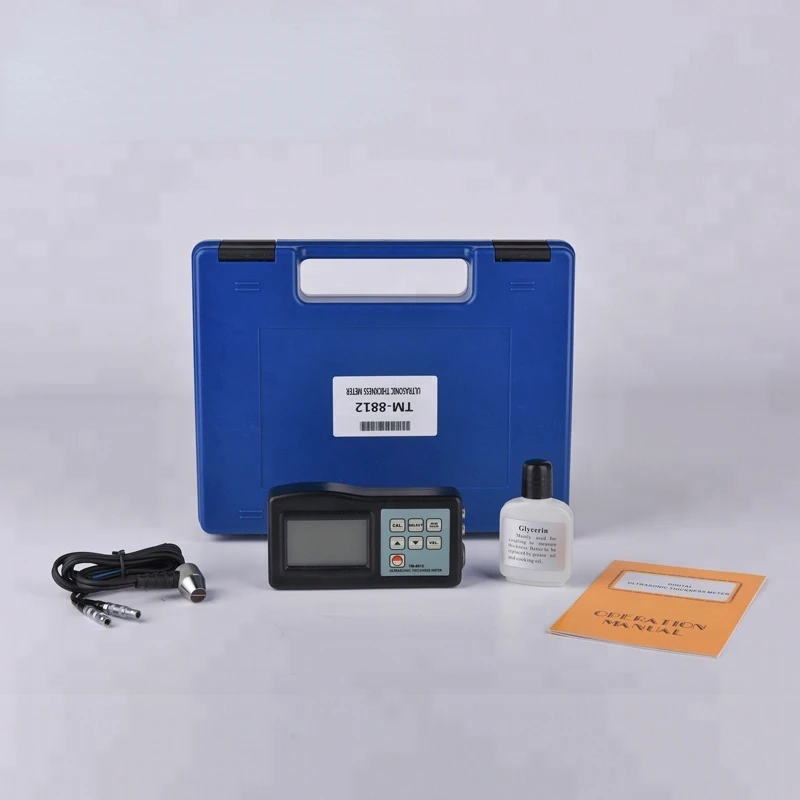 

1.2-225mm Digital thickness gauge meter ultrasonic tm8812 ultrasonic wall thickness gauge thickness gauge ultrasonic