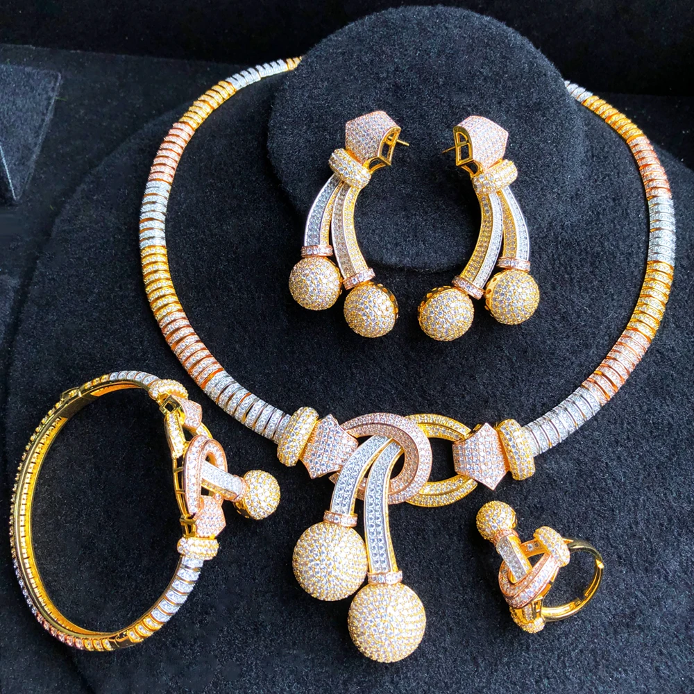 Missvikki великолепное роскошное ожерелье серьги браслет кольцо ювелирные изделия