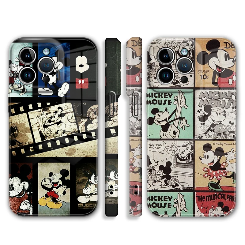 

Cute Disney Mickey For iPhone 14 13 12 mini 11 Pro Max s XR XS X 8 7 6 6S Plus Feilin Phone Case
