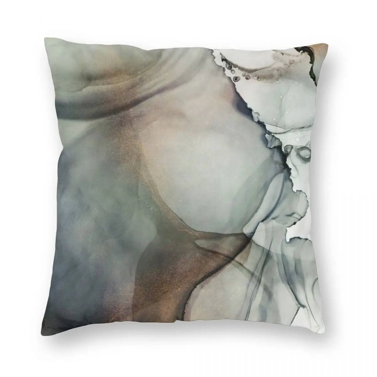 

Изысканная зеленая 2 квадратная наволочка из полиэстера и льна с бархатным узором на молнии декоративный чехол для подушки 45x45