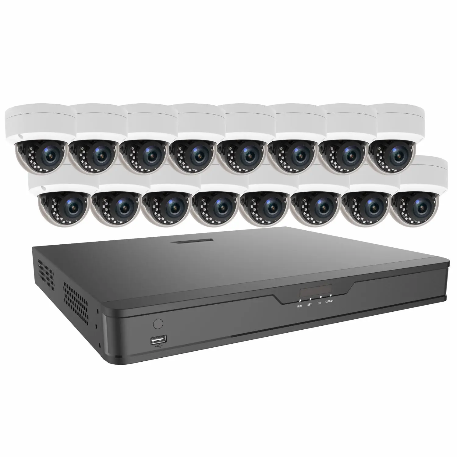 

2021 Uniview Customized 16CH 8MP 4K Unv Network Video Recorder Support 10TB 2 SATA HDD Support Face Detection POE NVR
