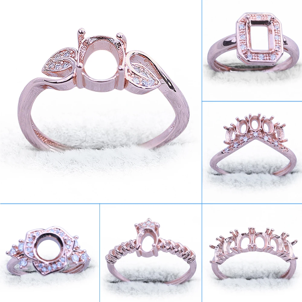 3x3 3x4 4x6 5x7 мм гальваническое покрытие розовое золото женское кольцо из пчелиного