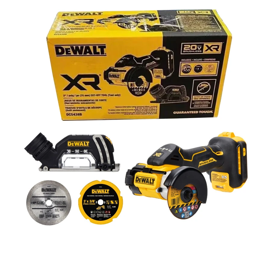 Бесщеточная электрическая циркулярная пила DEWALT DCS438N 3 дюйма перезаряжаемый