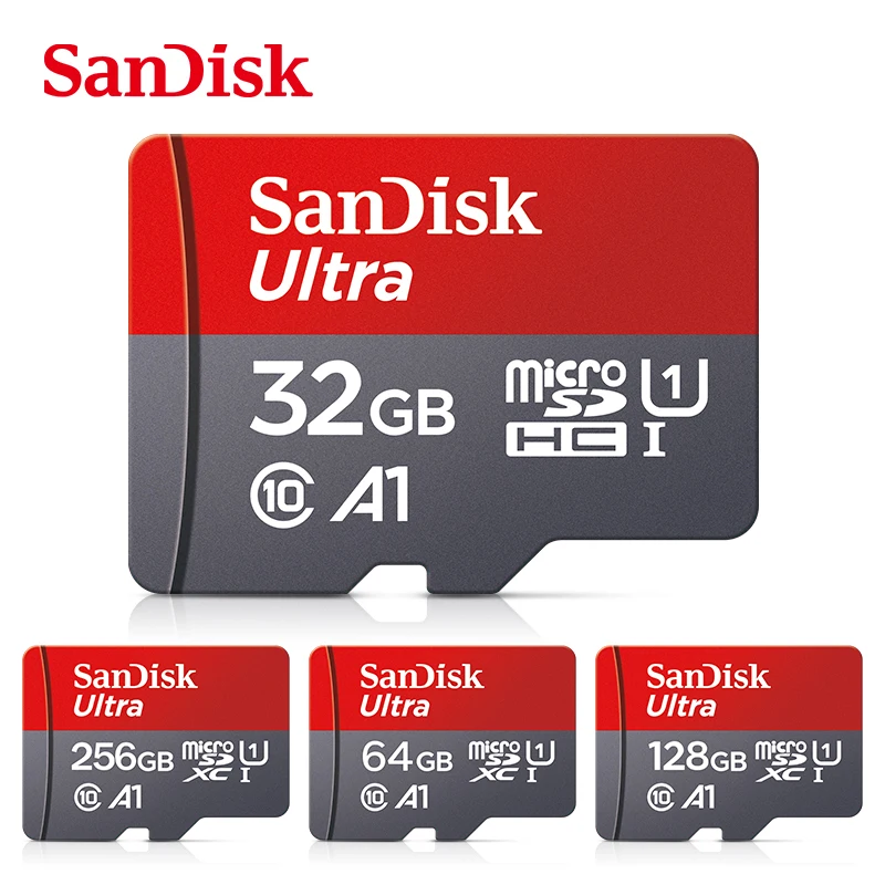 10PCS Sandisk 128GB 32GB 64GB 256GB Micro SD Card SD/TF Flash Card Memory Card Ultra Micro SD 32 64 128 gb microSD for Phone enlarge