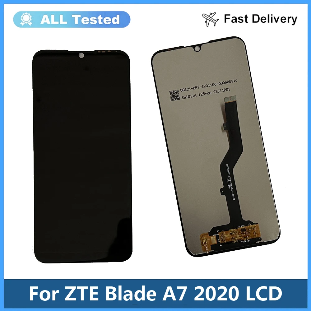 Фото Протестированный ЖК-дисплей для ZTE Blade A7s 2020 A7020 A7020RU, ЖК-дисплей с цифровым преобразователем сенсорного экрана для ZTE BLADE A7 2020, ЖК-дисплей с датчиком №3
