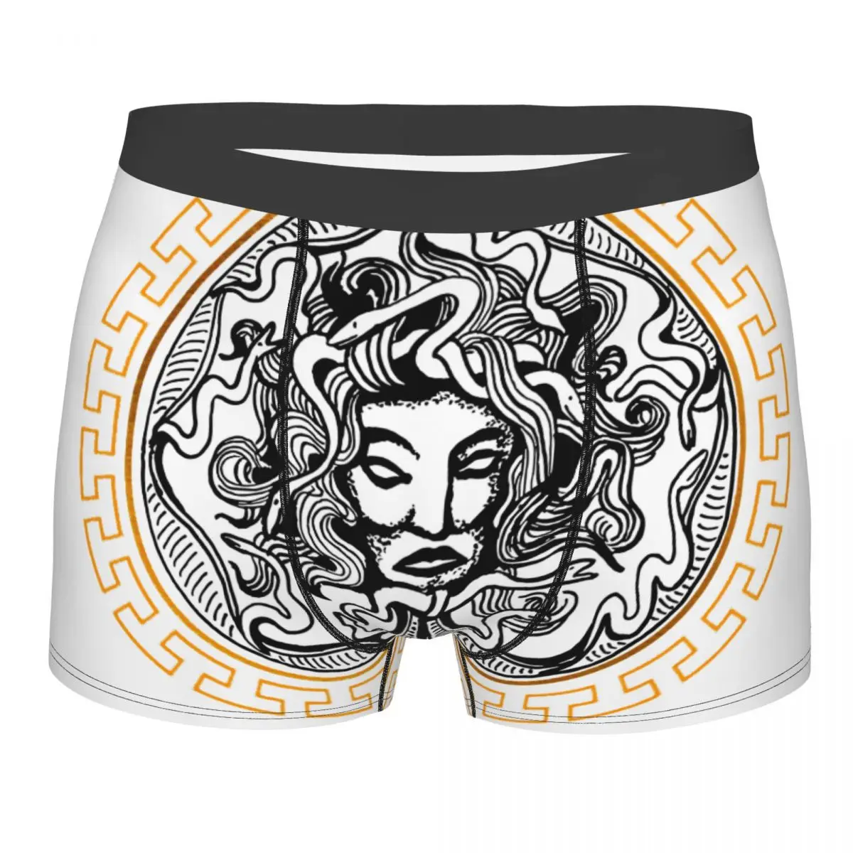 

Medusa Underpants Breathbale Panties Male Underwear Print Shorts Boxer Briefs