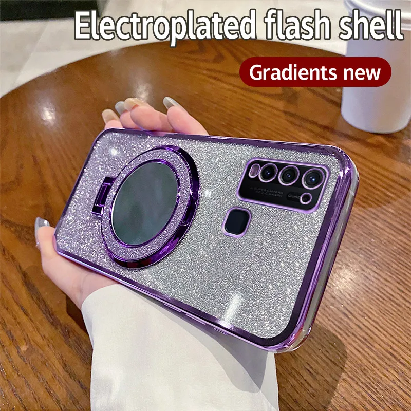 Роскошный зеркальный ЧЕХОЛ ДЛЯ VIVO Y50 Y52S Y56 Y70S Y73 Y75 Y76 Y78 Y83 Y85 Y93 Y200