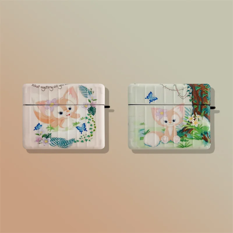 

Cartoon Fox Suitcase 2021 AirPods 3 Case Apple AirPods 2 Case Cover AirPods Pro Case IPhone Earbuds Accessories AirPod Case
